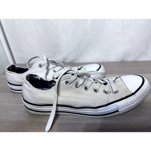 Converse Chuck Taylor Classic Low Top White Grunge Punk Emo Sneakers - Picture 5 of 10